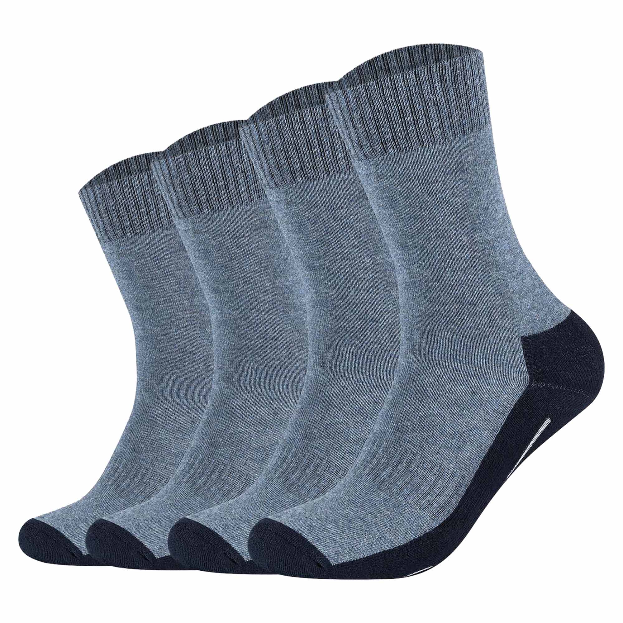 Camano Unisex Socken - Pro Tex Function, einfarbig, 4er Pack