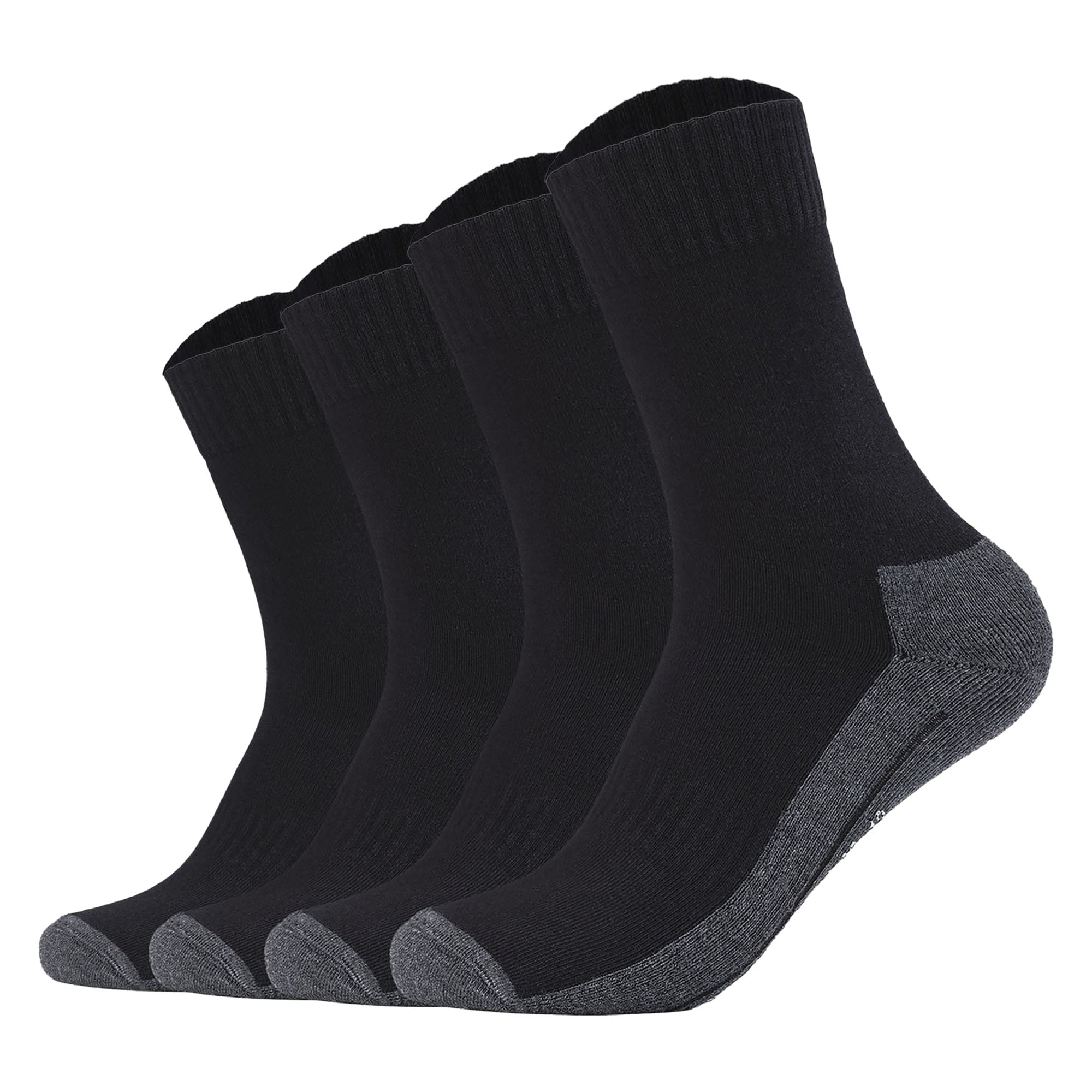 Camano Unisex Socken - Pro Tex Function, einfarbig, 4er Pack