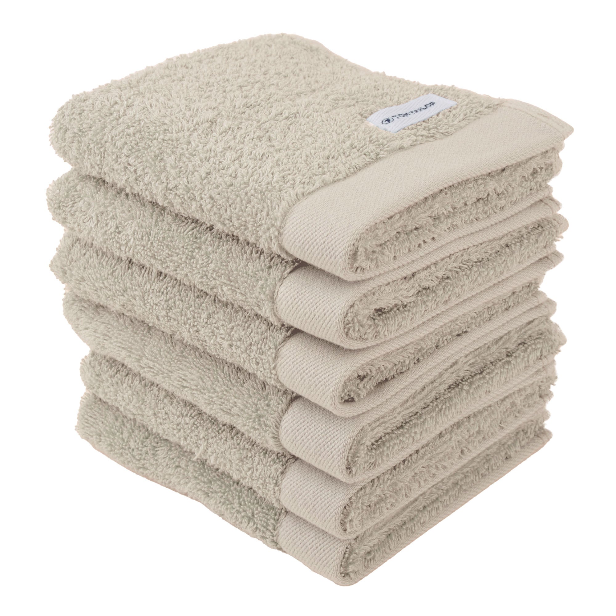 TOM TAILOR Gästehandtuch, 6er Pack - Color Bath Guest Towel, Frottier, Baumwolle