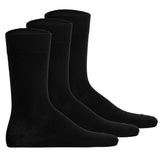 Hudson Unisex Socken, 3er Pack - Easy, Komfortbund, Basic Socken, einfarbig