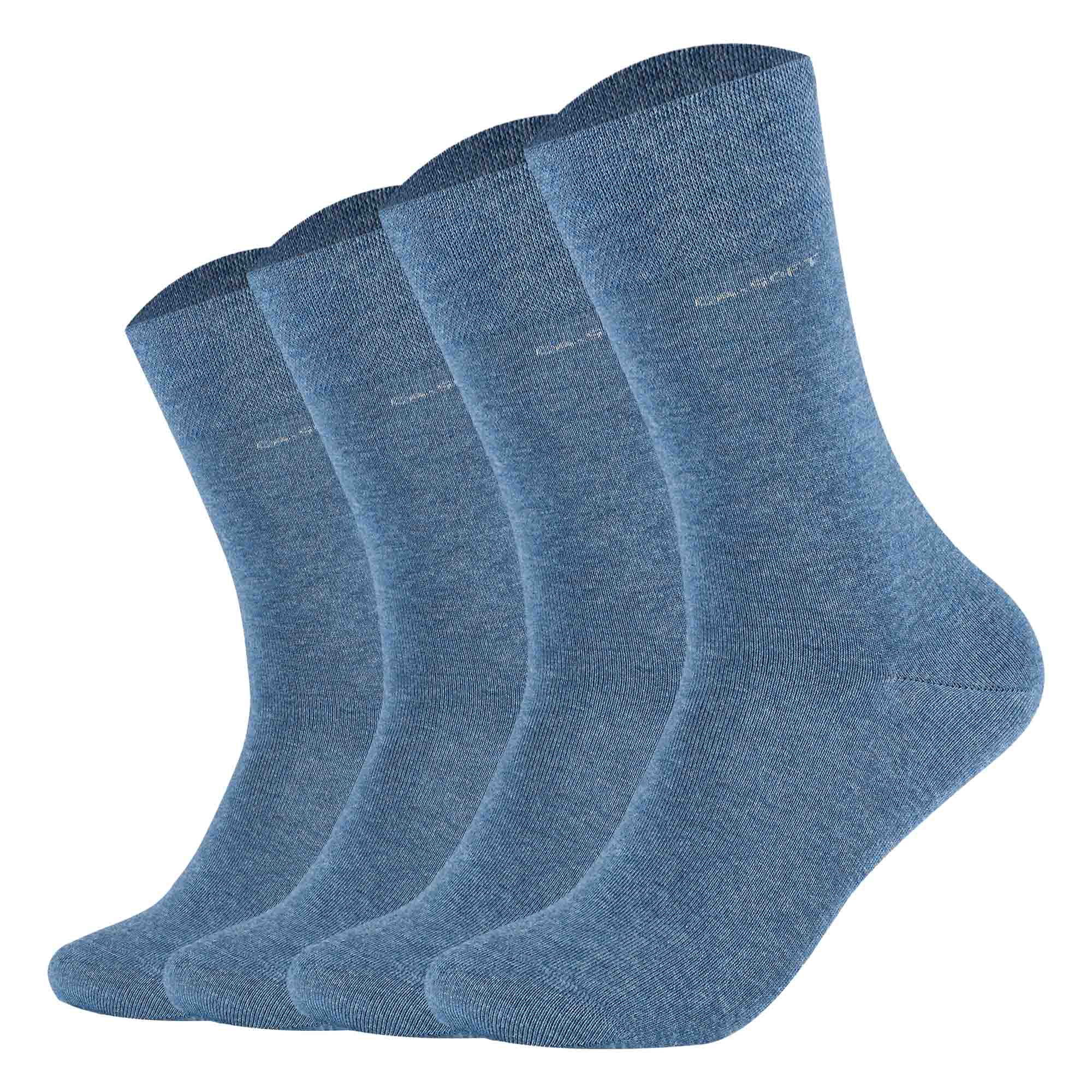 Camano Unisex Socken - Soft Socks, einfarbig, 4er Pack