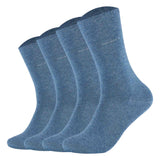 Camano Unisex Socken - Soft Socks, einfarbig, 4er Pack