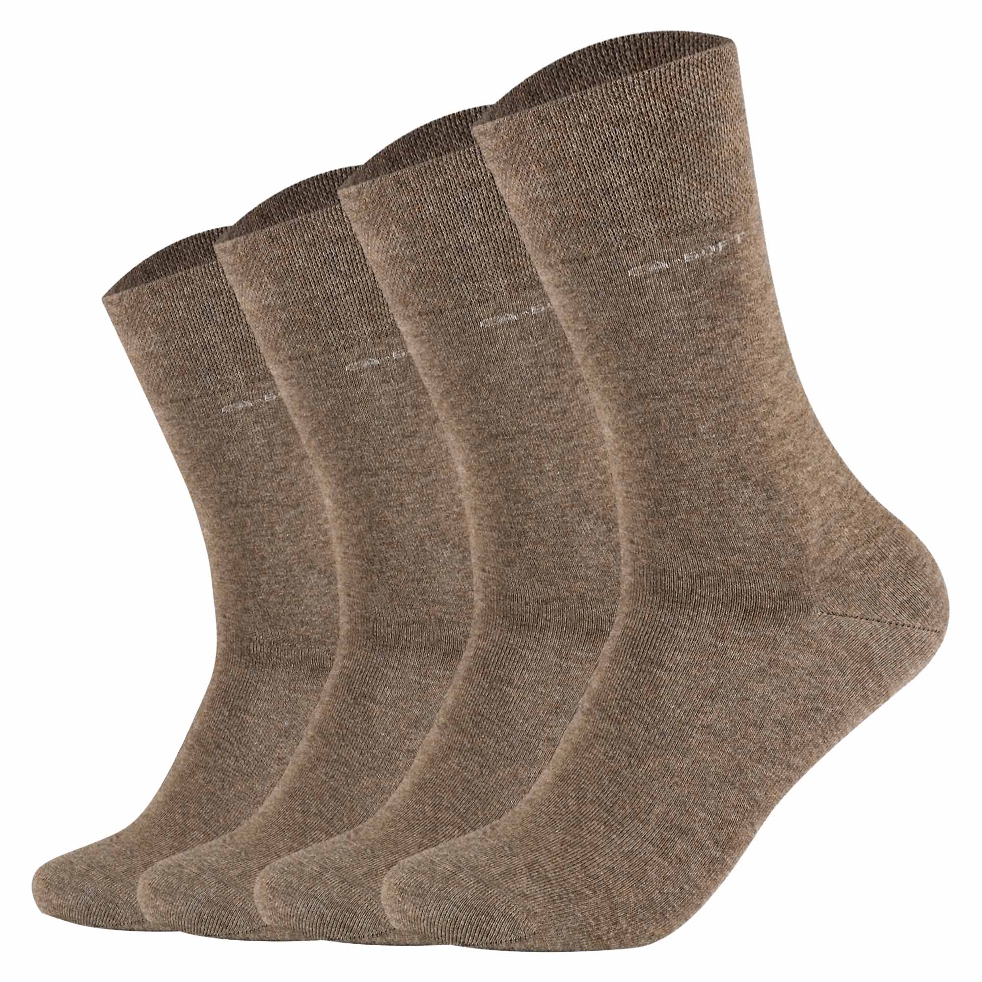 Camano Unisex Socken - Soft Socks, einfarbig, 4er Pack