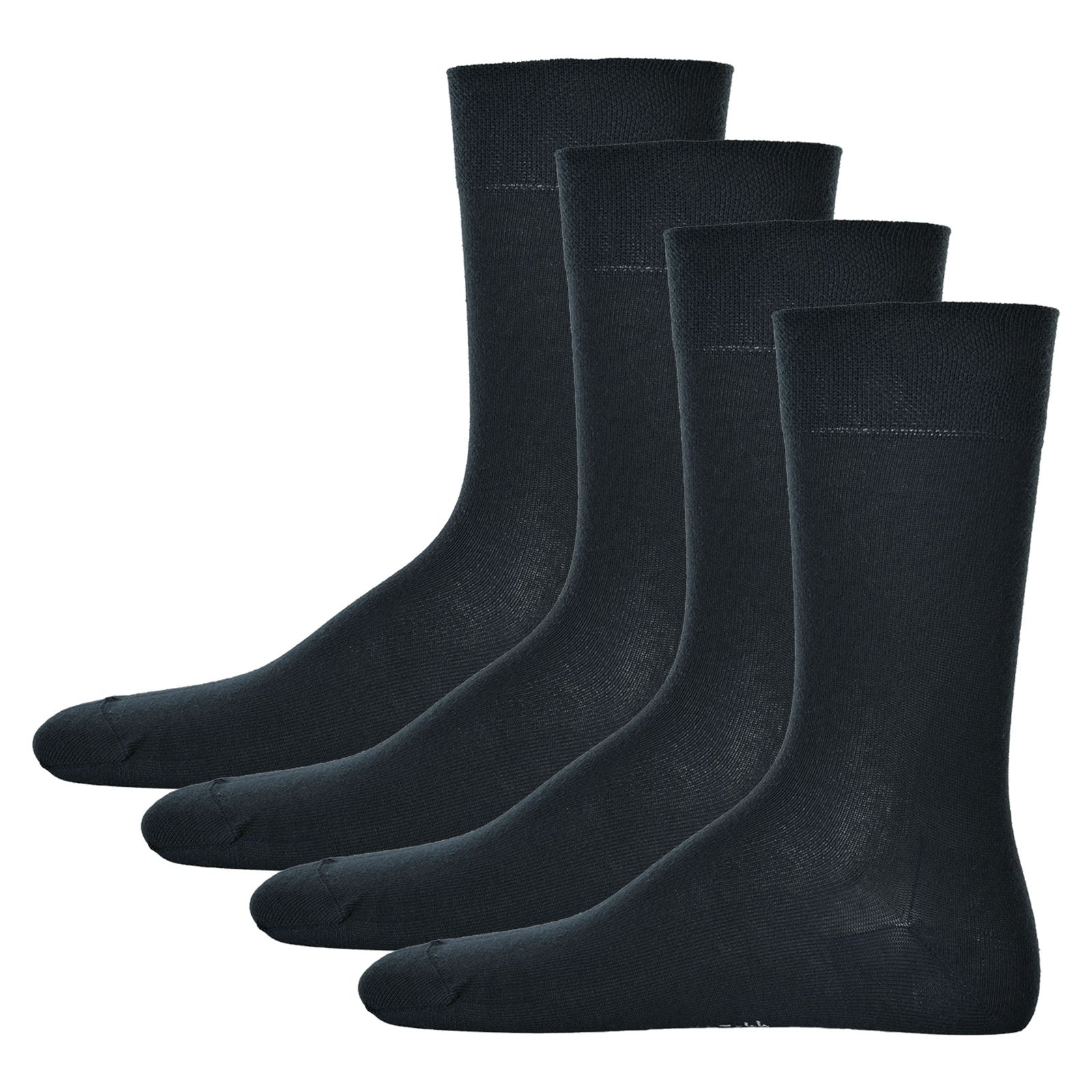 Hudson 4 Paar Herren Socken, Relax Cotton Strumpf, ohne Gummifäden (4x 1 Paar)