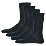 Hudson 4 Paar Herren Socken, Relax Cotton Strumpf, ohne Gummifäden (4x 1 Paar)