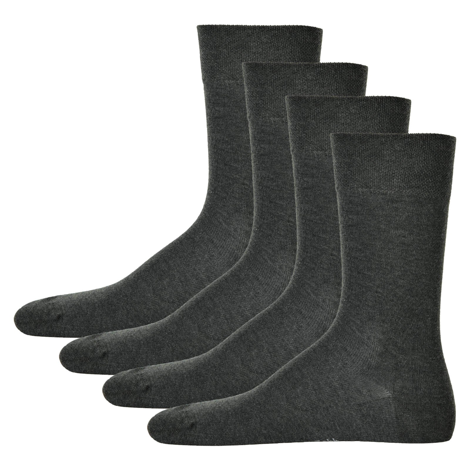 Hudson 4 Paar Herren Socken, Relax Cotton Strumpf, ohne Gummifäden (4x 1 Paar)