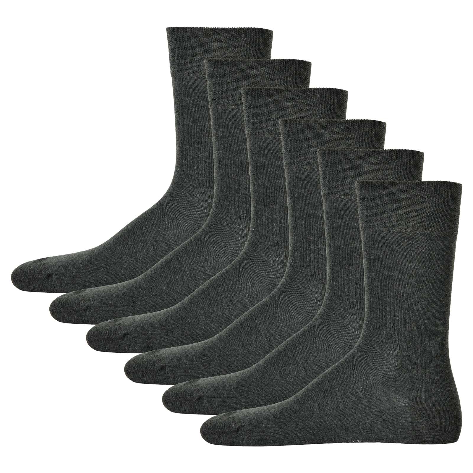 Hudson 6 pair men socks, Relax Cotton stocking, without elastic threads, Unicoloured