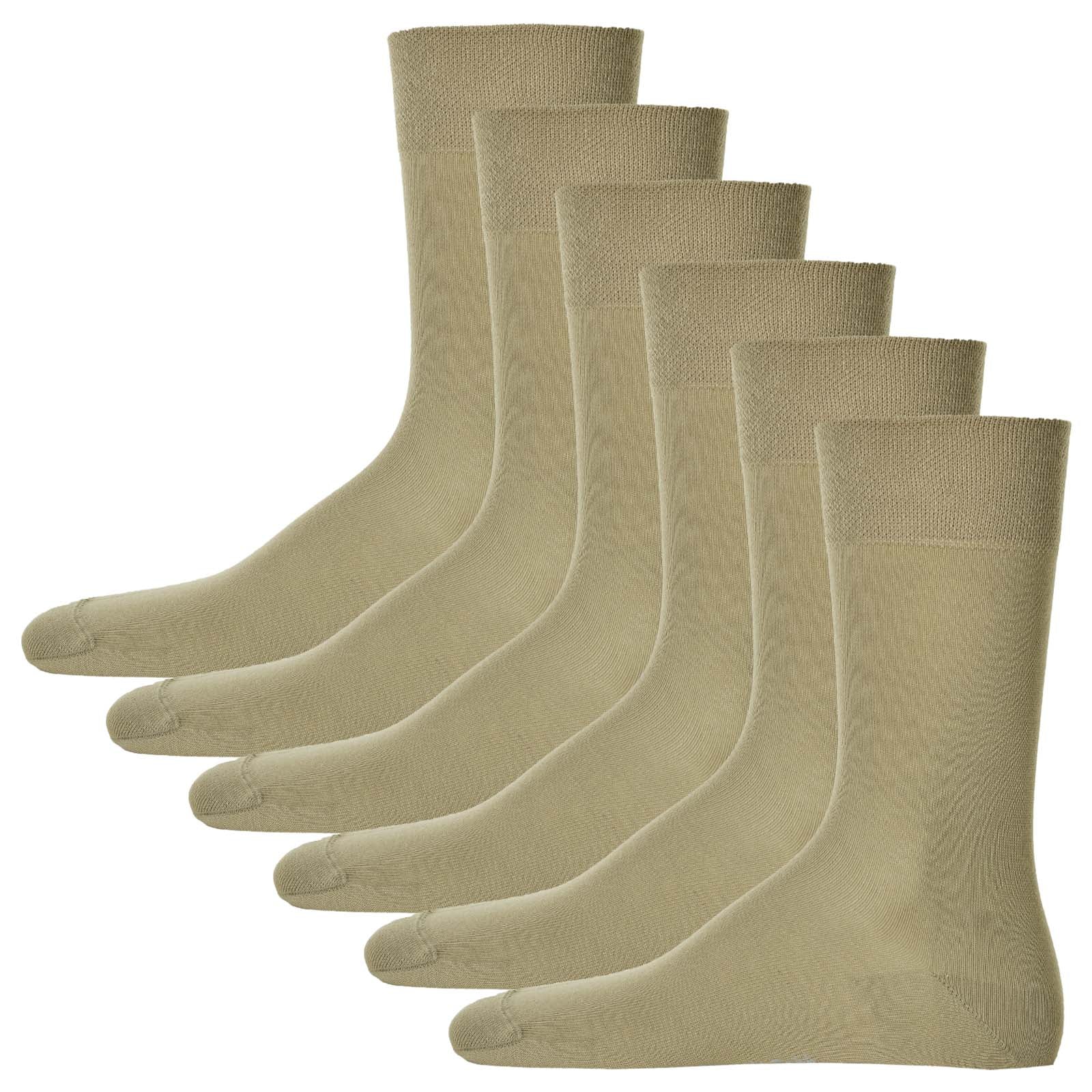Hudson 6 pair men socks, Relax Cotton stocking, without elastic threads, Unicoloured