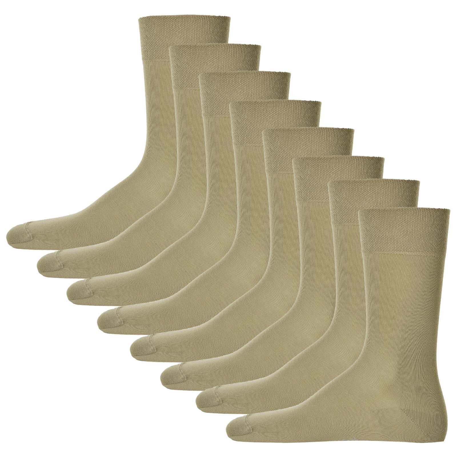 Hudson 8 pair men socks, Relax Cotton stocking, without elastic threads, Unicoloured