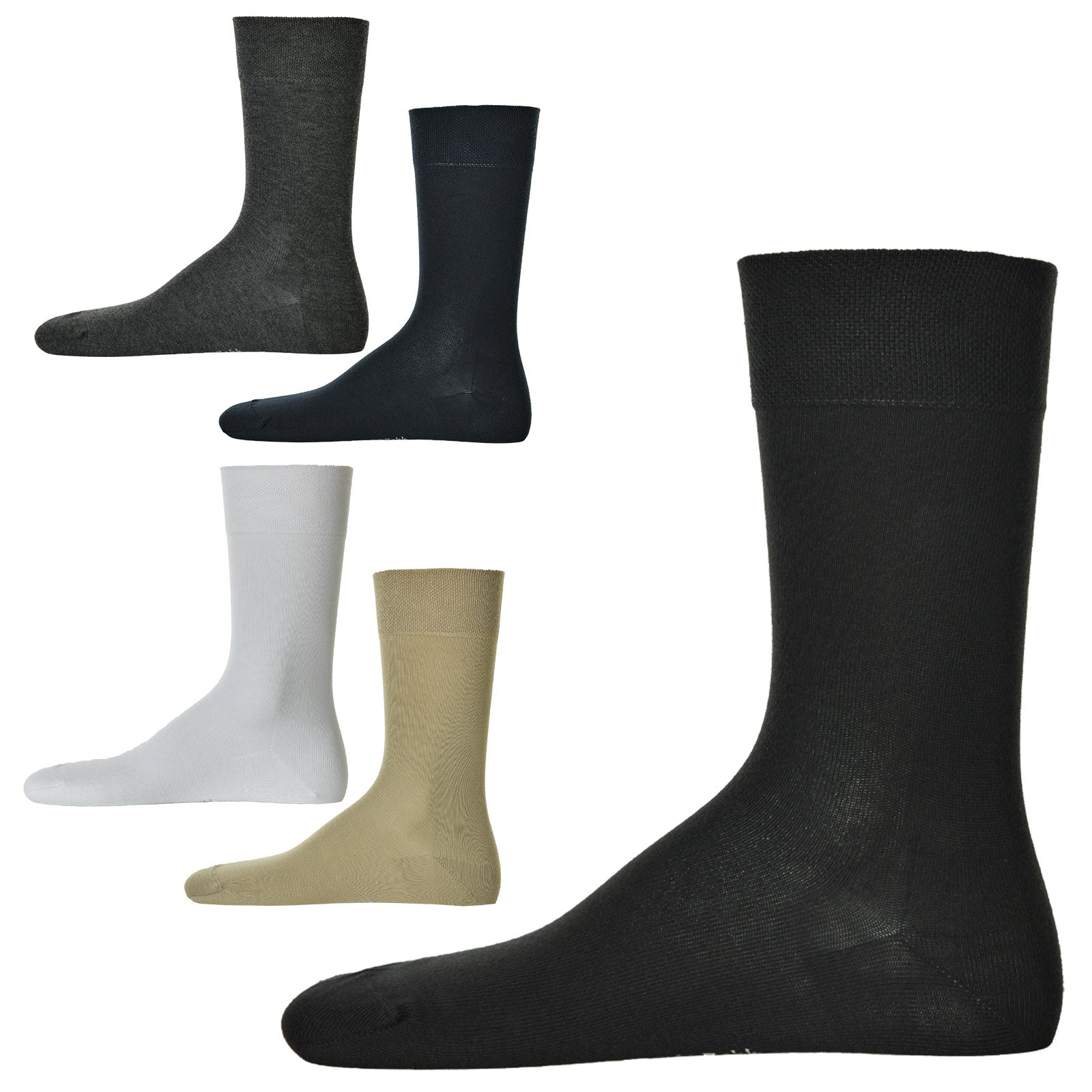 Hudson 1 pair men socks, Relax Cotton stocking, without elastic threads, Unicoloured