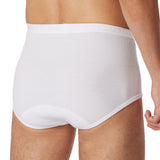 SCHIESSER Herren Slip 2er Pack - Original Doppelripp, Classic, Baumwolle, Eingriff