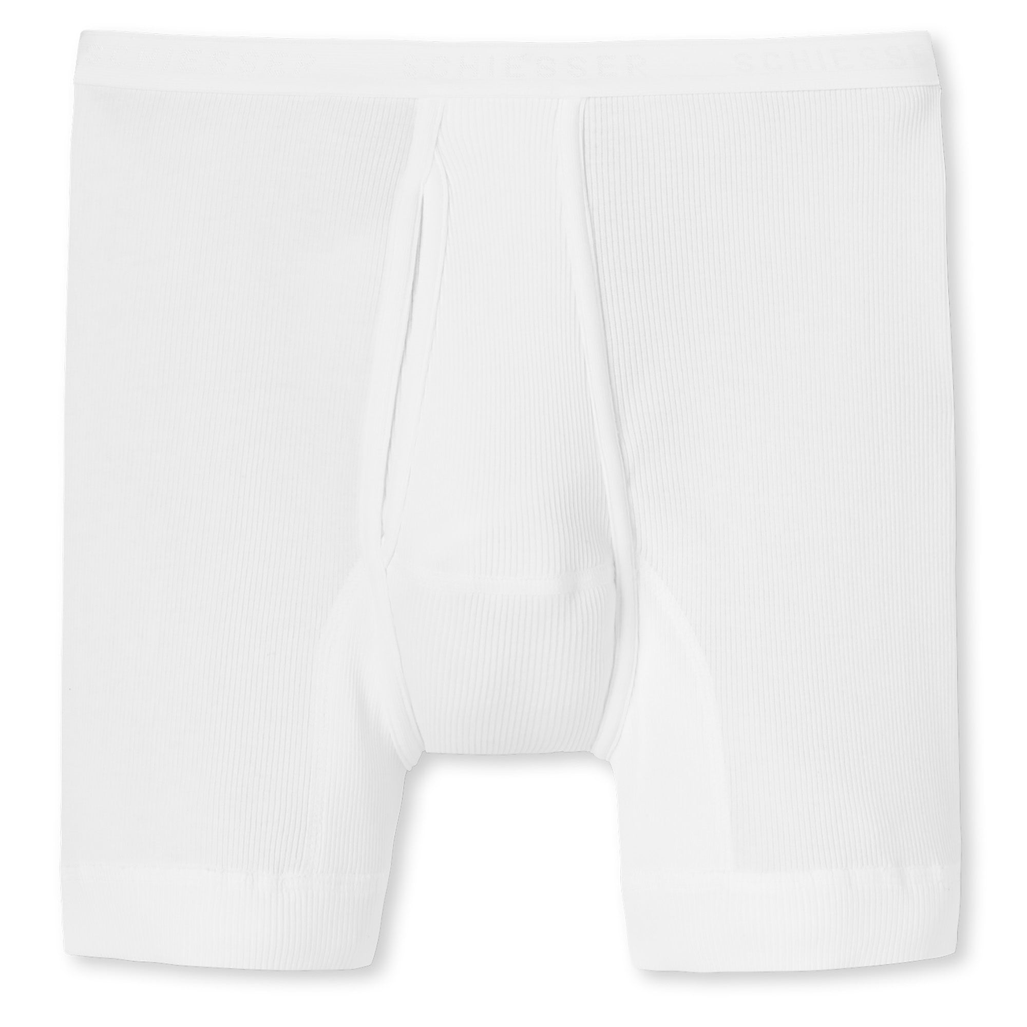 SCHIESSER Men's long johns with fly, Original Classics, double rib, cotton