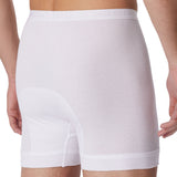 SCHIESSER Men's long johns with fly, pack of 3, Original Classics, double rib, cotton
