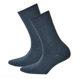 Hudson 2 Paar Damen Socken, Relax Cotton Strumpf, Komfortbund, uni (2x 1 Paar)