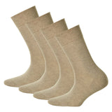 Hudson 4 Paar Damen Socken, Relax Cotton Strumpf, Komfortbund, uni (4x 1 Paar)