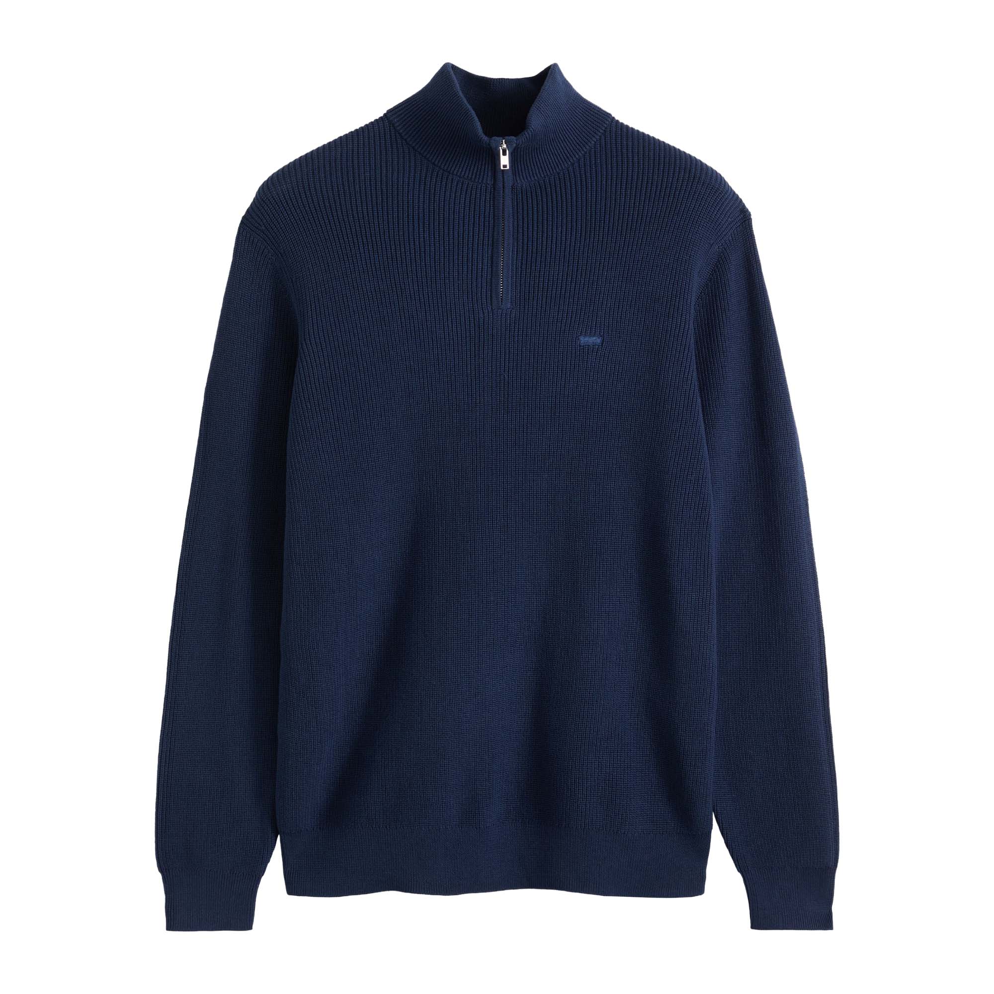 Levi's Herren Strickpullover - Housemark Quarter Zip Sweater, Grobstrick, Troyer-Kragen, Baumwolle