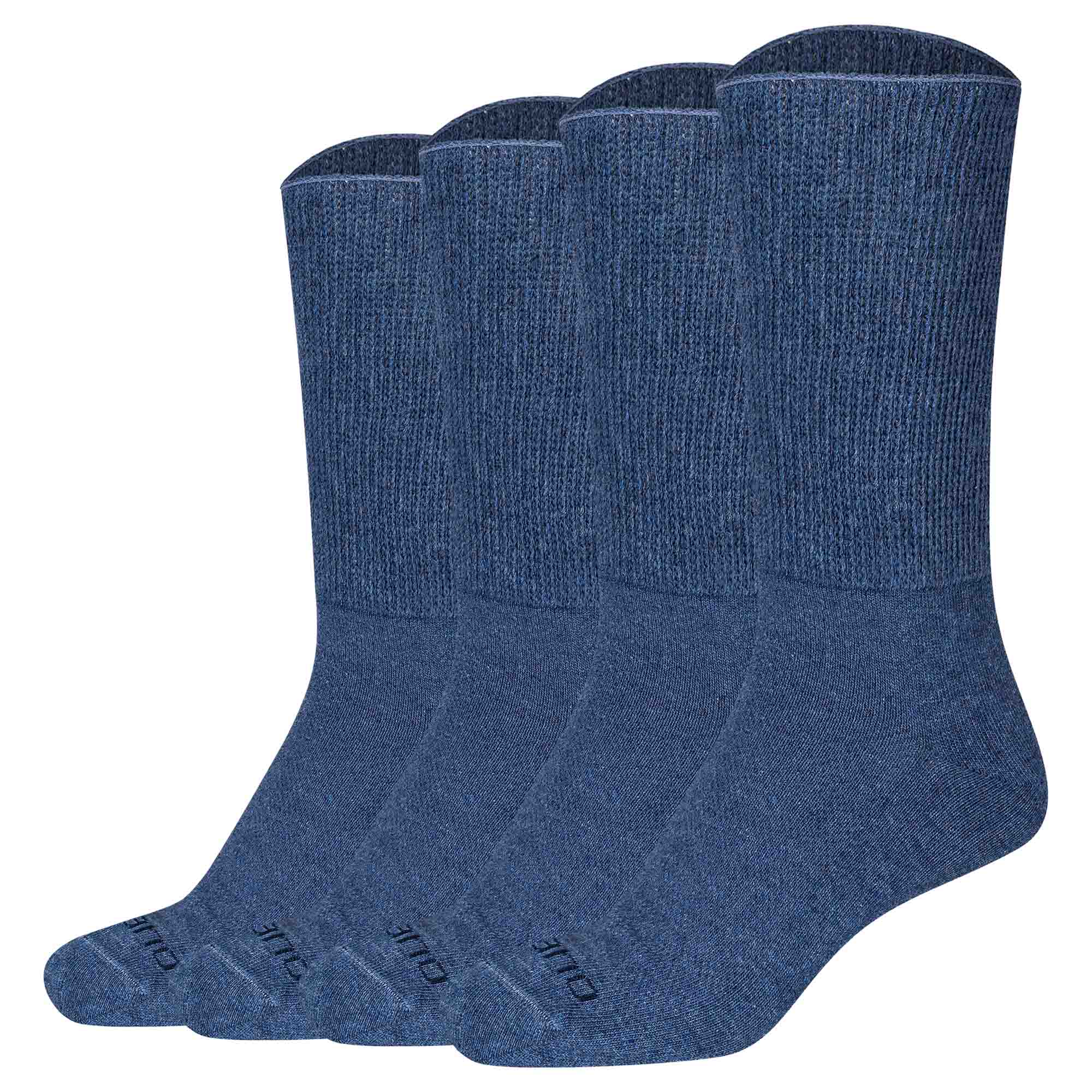 Camano Unisex Socken, 4er Pack - Organic Diabetic Socks, Diabetiker-Socken, einfarbig