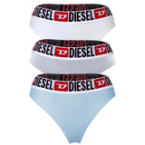DIESEL Damen String, 3er Pack - UFST-STARS-THREEPACK, Tanga, Slip, Cotton Stretch