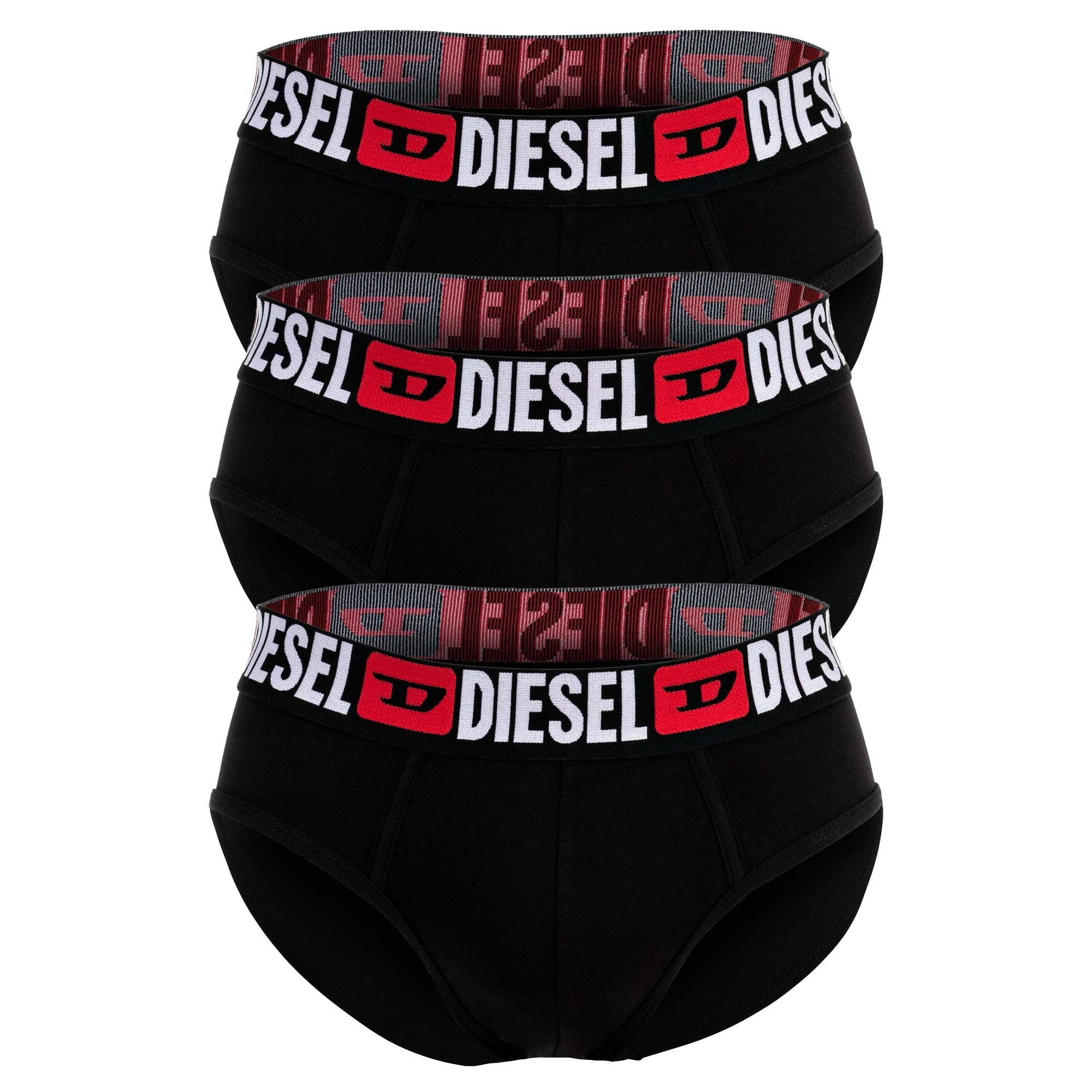 DIESEL Herren Slips, 3er Pack - UMBR-ANDRETHREEPACK, Briefs, Cotton Stretch, einfarbig
