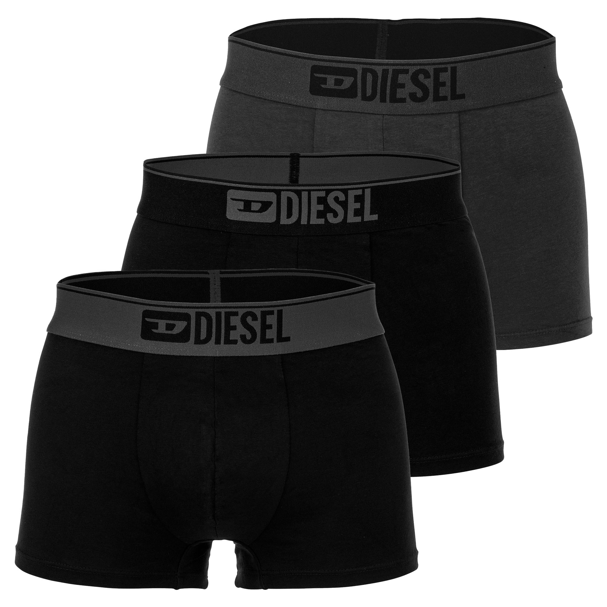DIESEL Herren Boxershorts, 3er Pack - UMBX-DAMIENTHREEPACK, Trunks, Cotton Stretch