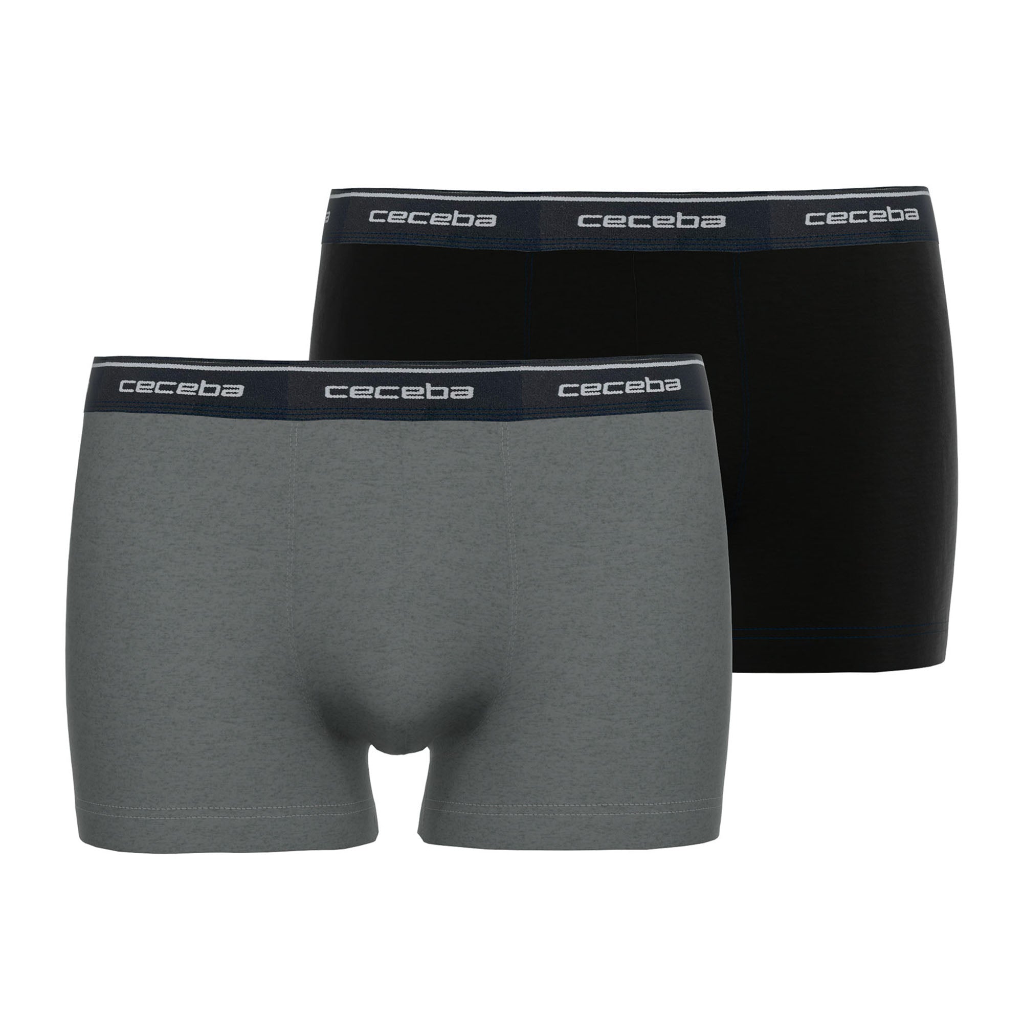 CECEBA Herren Shorts - Boxershorts, Pants, Basic, Cotton Stretch, einfarbig