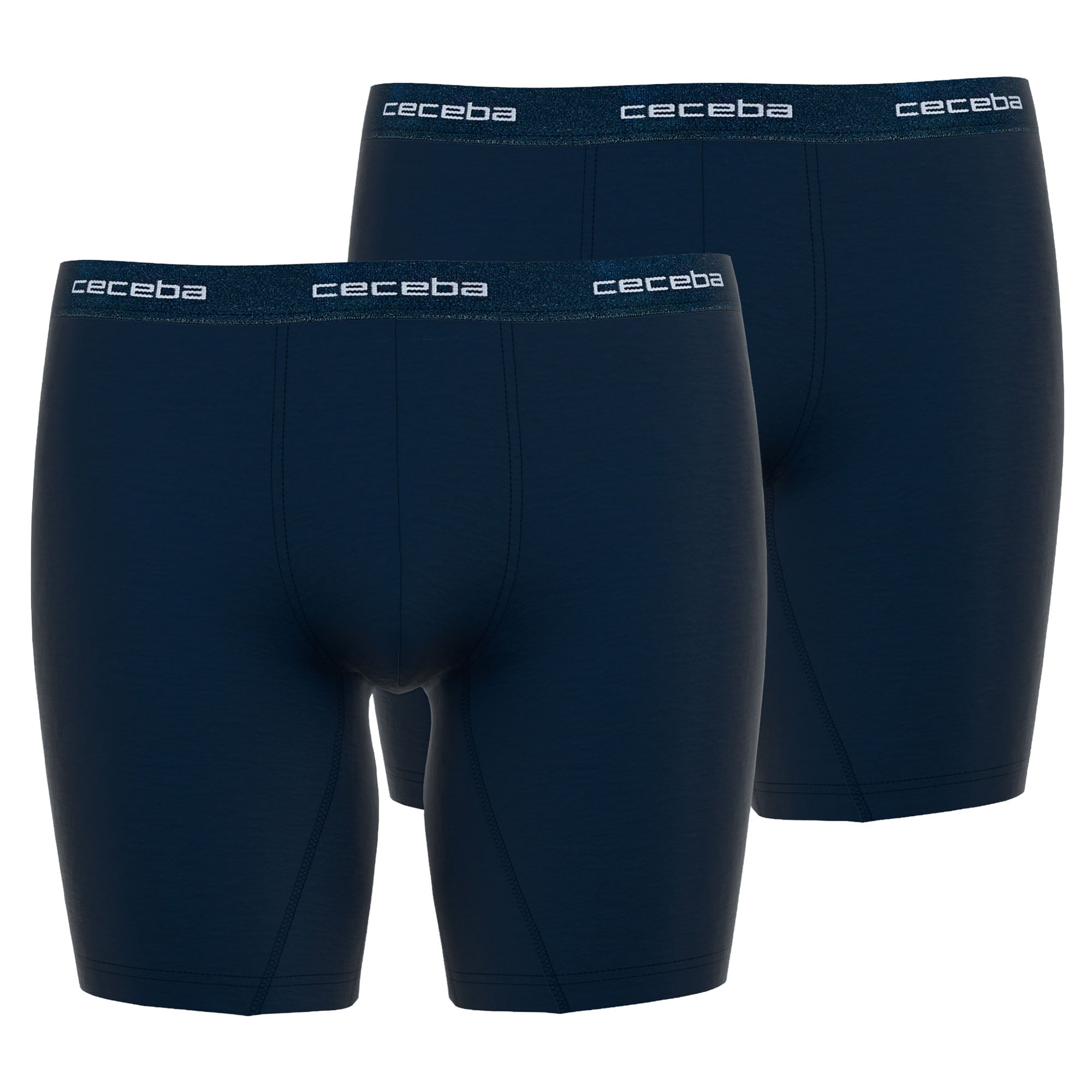 CECEBA Herren Shorts, Multipack - Boxershort, Long Boxer, Basic, Baumwolle, M-7XL, einfarbig