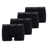 CECEBA Herren Boxershorts, 4er Pack - Monza, Unterwäsche, Logo, einfarbig