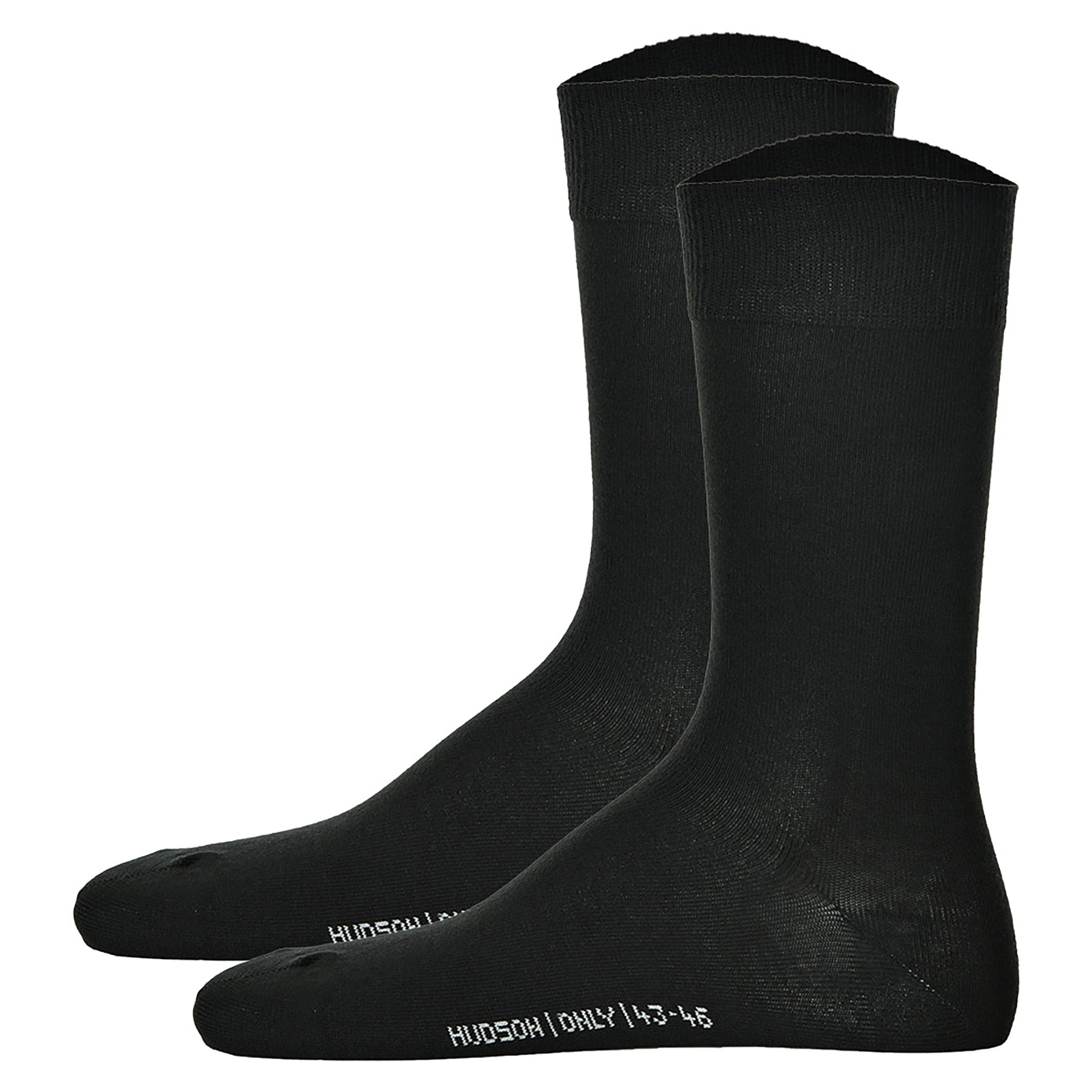 Hudson 2 Paar Herren Socken - Only 2-Pack, Strumpf, Komfortbund, Einfarbig