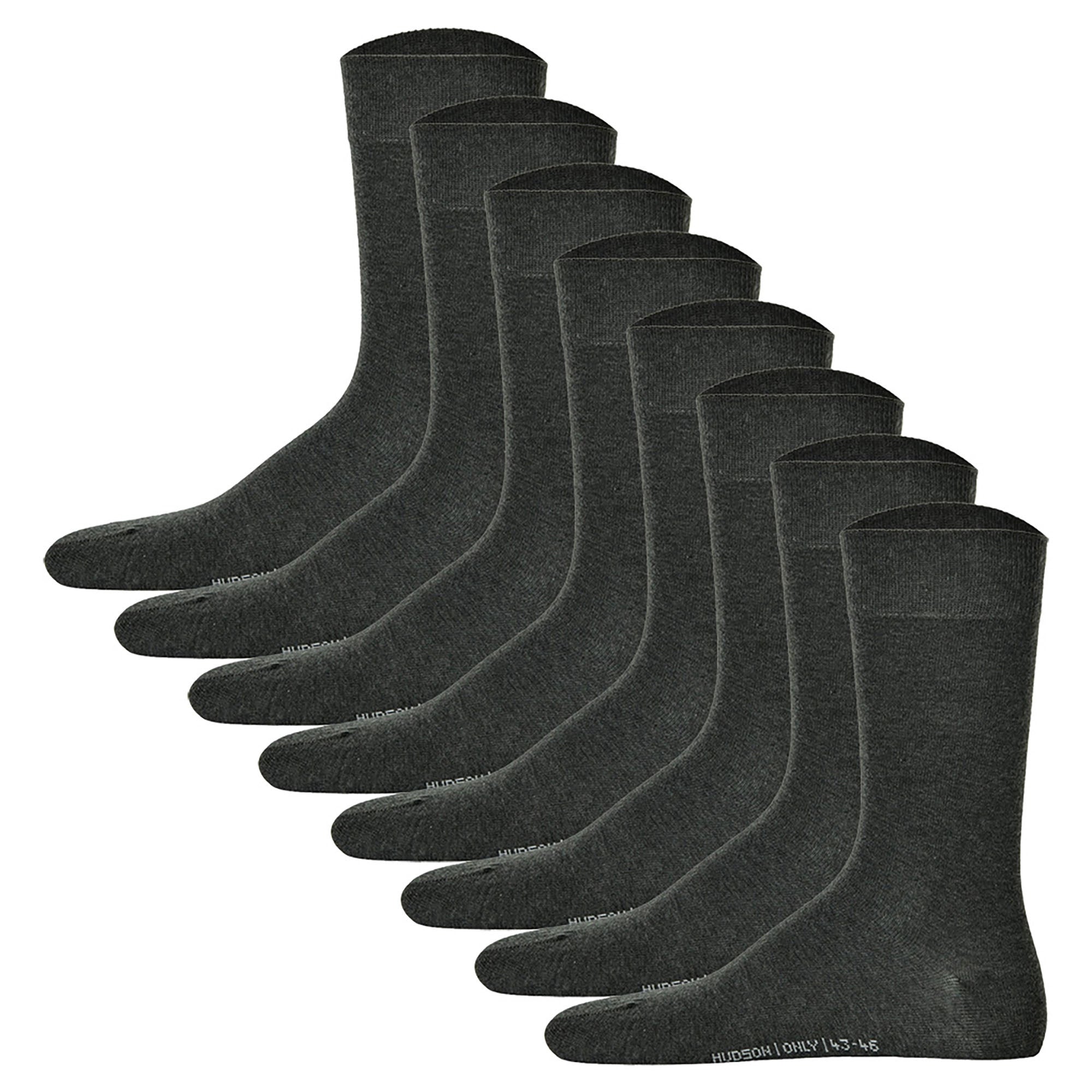 Hudson 8 Paar Herren Socken - Only, Strumpf, Komfortbund, Einfarbig (4x 2-Pack)