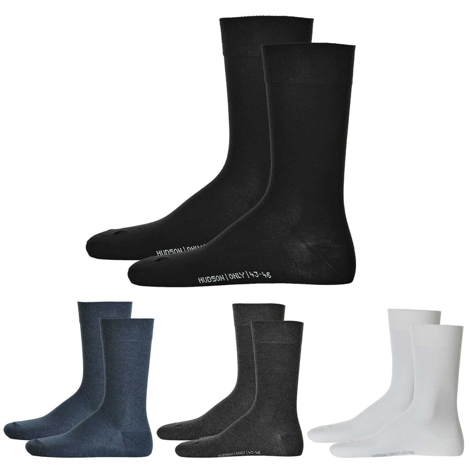 Hudson Herren Socken im Pack - Only Vorteilspack, Strumpf, Komfortbund, Einfarbig