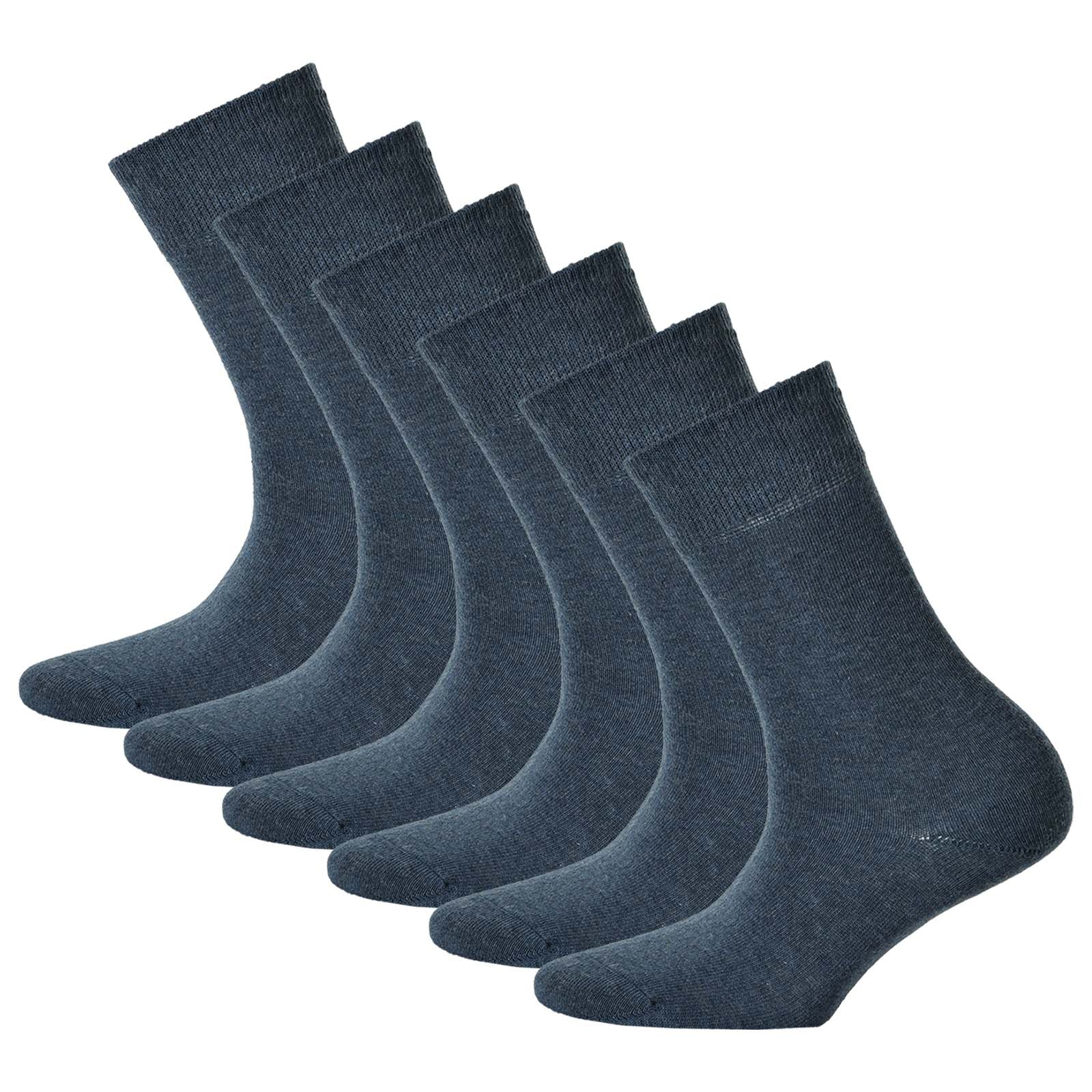Hudson 6 Paar Damen Socken - Only, Strumpf, Komfortbund, Einfarbig (3x 2-Pack)