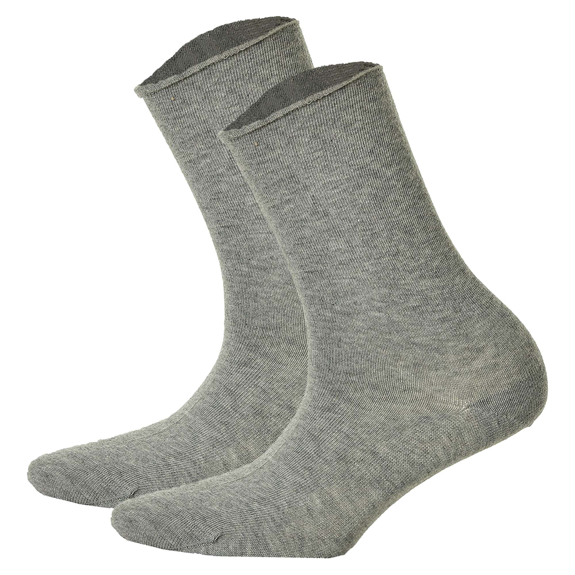 Hudson 2 Paar Damen Socken - Only 2-Pack, Strumpf, Rollrand, Einfarbig