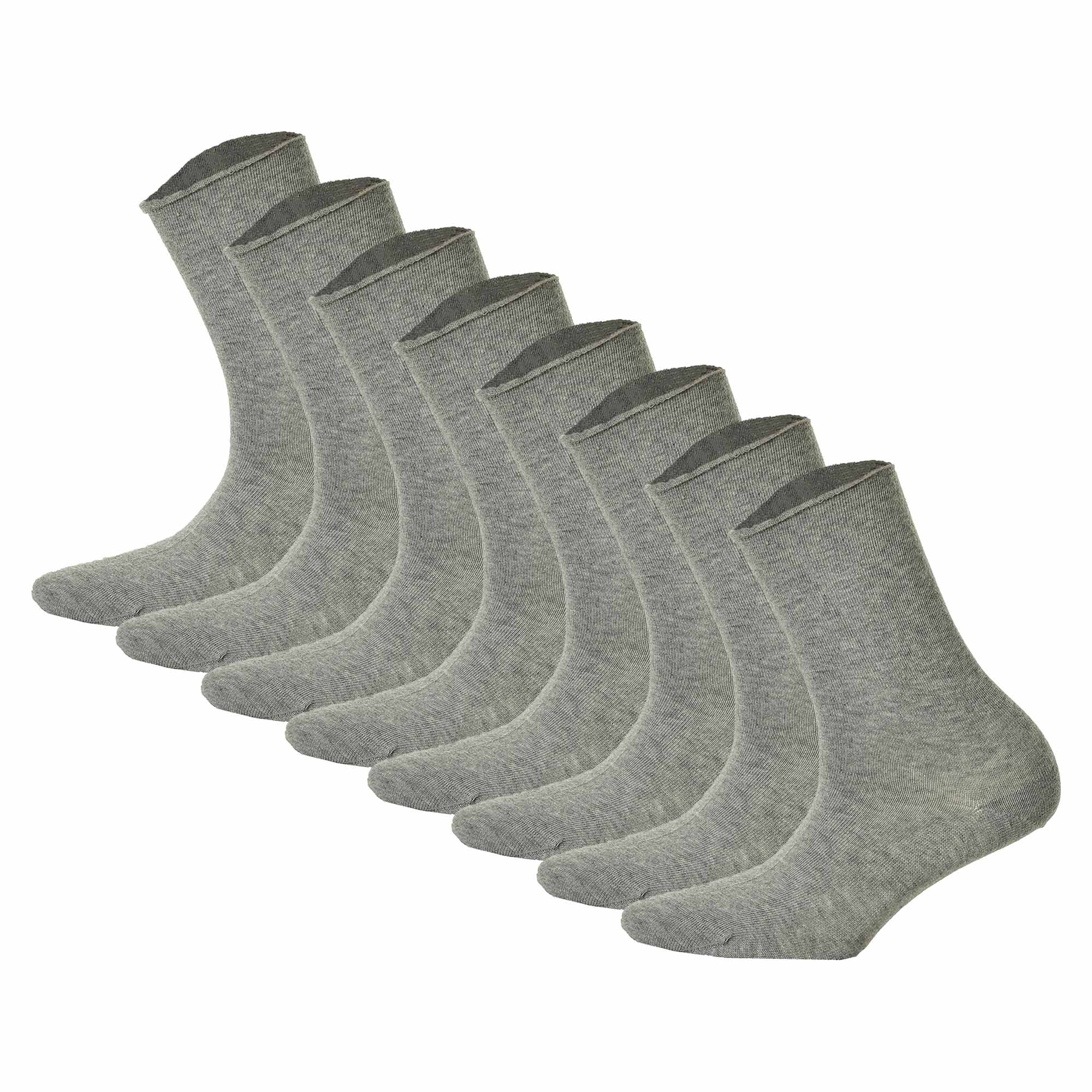 Hudson 8 Paar Damen Socken - Only, Strumpf, Rollrand, Einfarbig (4x 2-Pack)