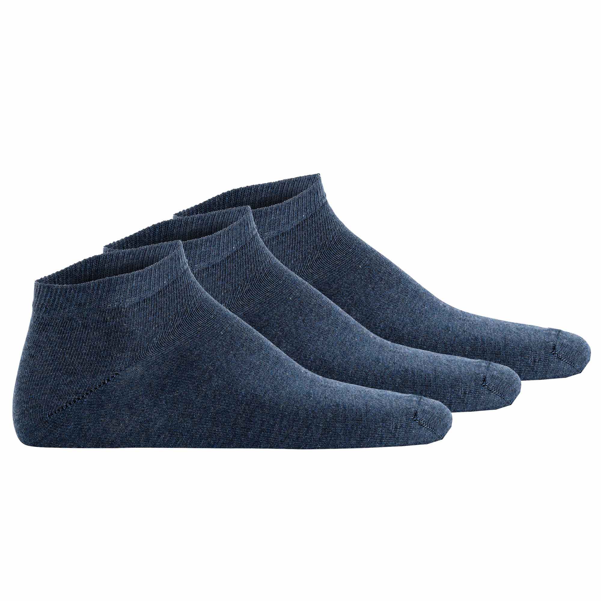 Hudson Unisex Sneakersocken, 3er Pack - Simply, kurze Socken, einfarbig