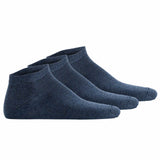 Hudson Unisex Sneakersocken, 3er Pack - Simply, kurze Socken, einfarbig