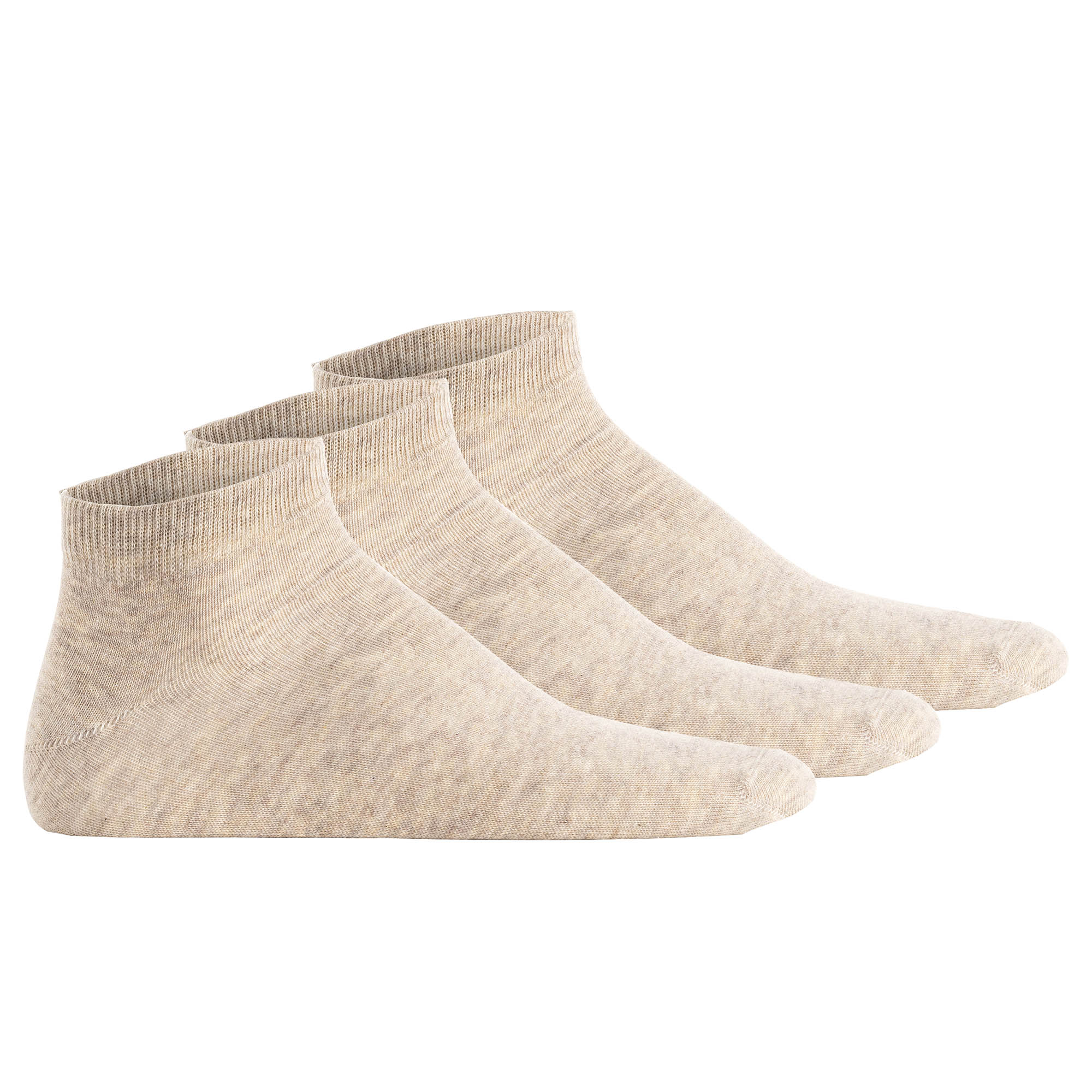 Hudson Unisex Sneakersocken, 3er Pack - Simply, kurze Socken, einfarbig