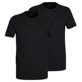 bugatti Herren T-Shirt, 2er Pack - Unterhemd, Crew Neck, Rundhals, Slim fit