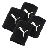 PUMA Unisex Wristband long Pack of 4 - Sweatband, Running & Training, Puma Logo