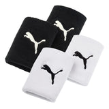 PUMA Unisex Wristband long Pack of 4 - Sweatband, Running & Training, Puma Logo