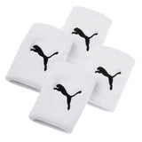 PUMA Unisex Wristband long Pack of 4 - Sweatband, Running & Training, Puma Logo