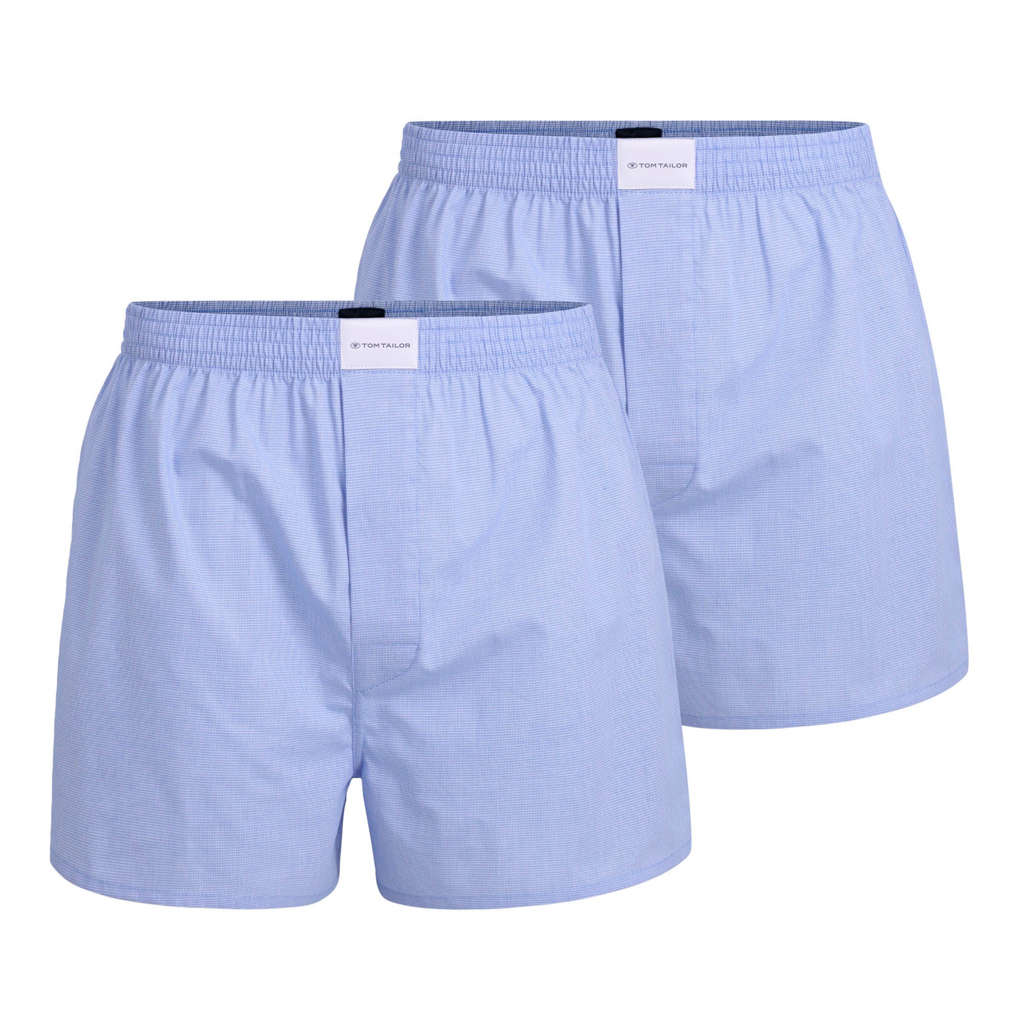 TOM TAILOR Herren Web-Boxershorts, 2er Pack - Pure Cotton, Westside C, kariert