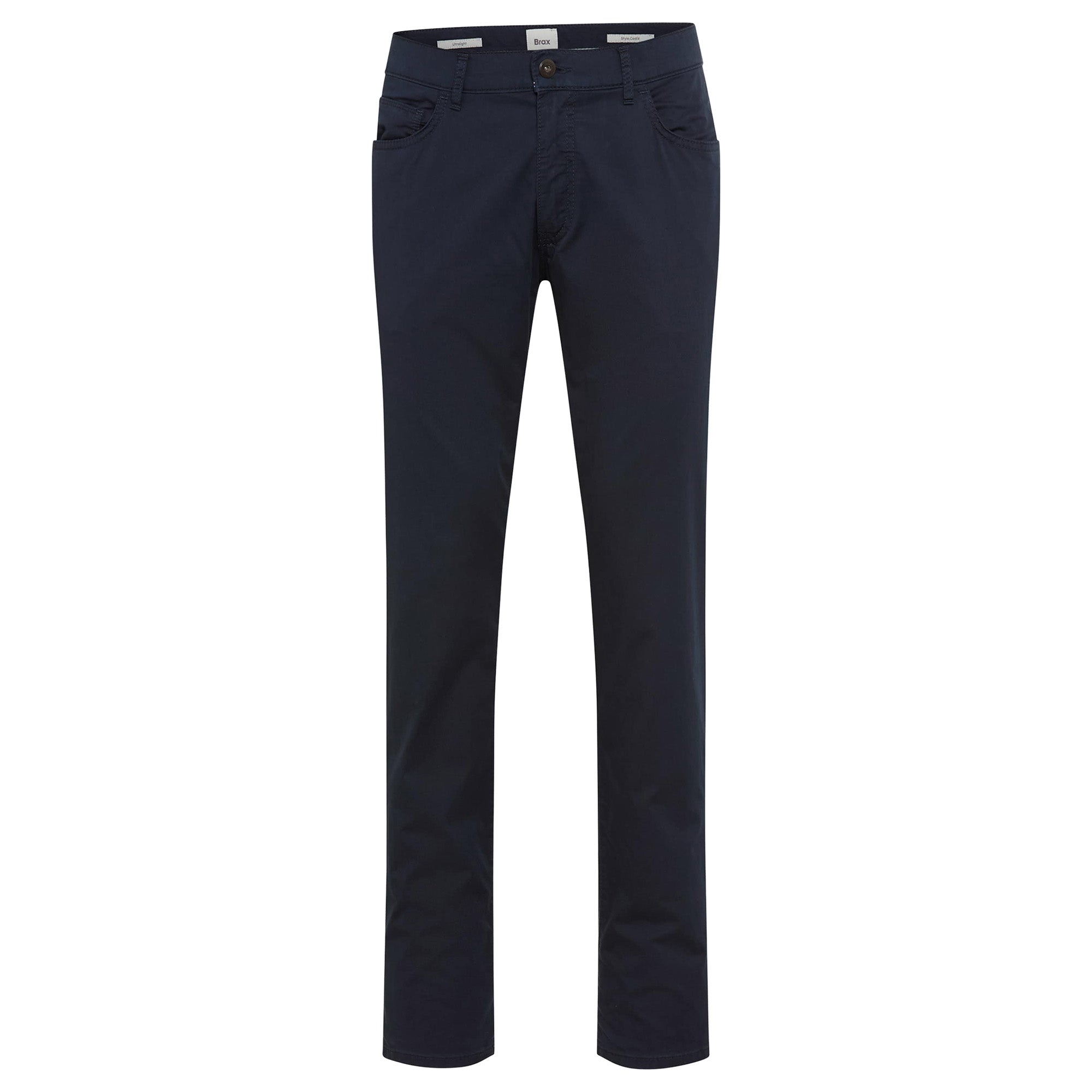 Brax Men's Chino Trousers - Cadiz U Ultralight, Straight Fit, Cotton Blend, Length 32