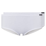 SKINY Damen Panty, 2er Pack - Slip, Pants, Cotton Stretch, Basic