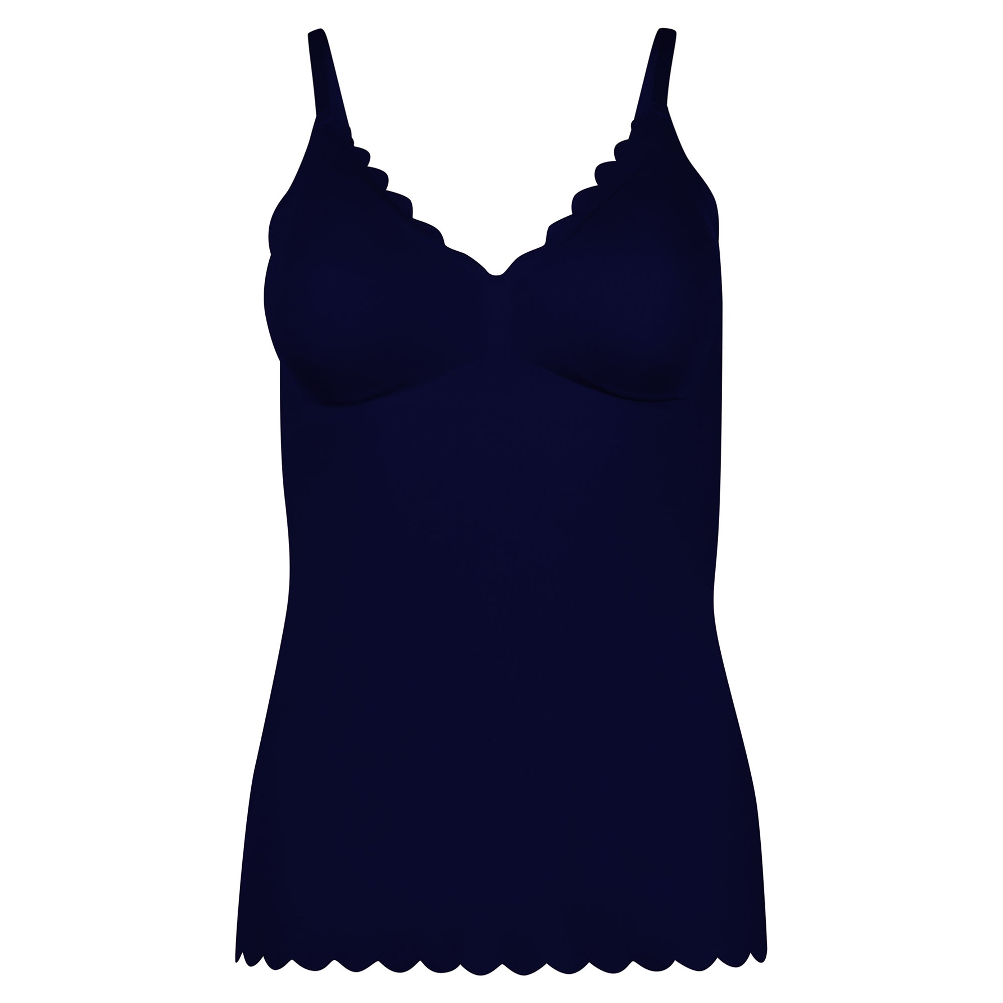 SKINY Damen Spaghetti-Shirt - Sensation, Top, V-Ausschnitt, Pads, Mikrofaser