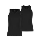PUMA Herren Tank Top, 2er Pack - Basic, Unterhemd, Rundhals, Single Jersey, einfarbig