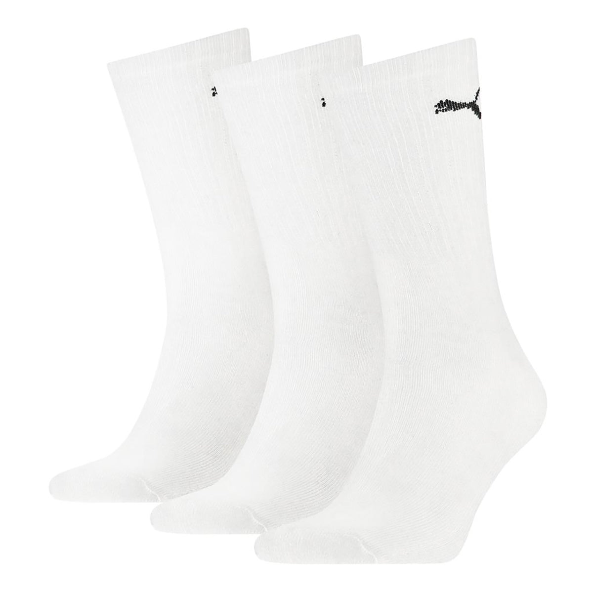 PUMA unisex sports socks, 3-pack - Sport Crew Lightweigth, tennis socks, plain