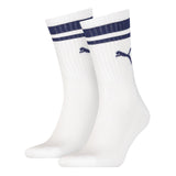 PUMA Unisex Sport-Socken, Vorteilspack - Crew Heritage, Pack, Tennis, Frottee-Sohle, Streifen
