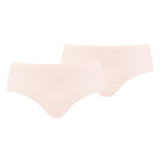 PUMA Damen Hipster, 2er Pack - Unterhose, nahtlos, Mikrofaser, einfarbig