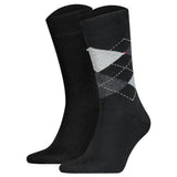 TOMMY HILFIGER Men Socks, 2-pack - Check Socks 2P, Diamond