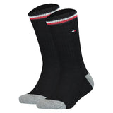 TOMMY HILFIGER Children's socks, 2-pack - ICONIC SPORTS, terry sole, 27-42